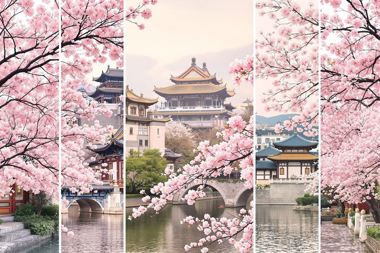 城市春日记 · 五城寻春